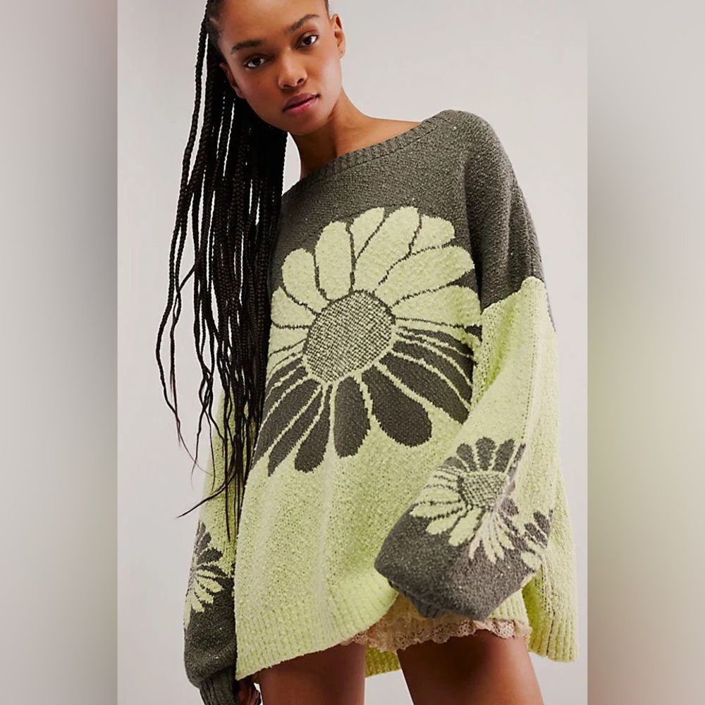 Free People In Bloom Sweater NWOT Size S